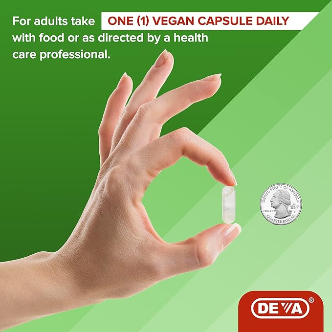 DEVA Vegan CLA 2-Pack – Conjugated Linoleic Acid from Non-GMO Safflower Oil 90 Vegan Caps Ea