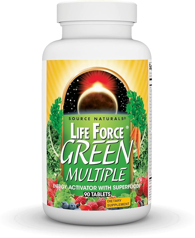 Source Naturals Life Force Green Multiple Energy Activator with Superfoods* - 90 Tablets