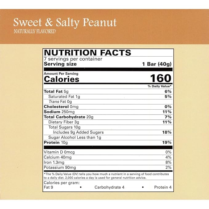 DPTG - Gourmet High Protein Snack Bar High Protein Low Calorie Low Carb Snack Pack Aspartame Free Bariatric Friendly Ideal Protein Compatible (Sweet &amp Salty Peanut)
