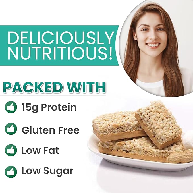 Protiwise High Protein Nutrition Bar | Chocolate Crisp | 15g Protein Bar | Meal Replacement Bar | Gluten Free Low Fat Low Sugar Keto-Friendly | Crush Cravings | 2 Box Pack (7/Box)