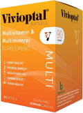 Vivioptal Multi 90 Softgels Multivitamin &amp Multimineral Gluten Free German Formula
