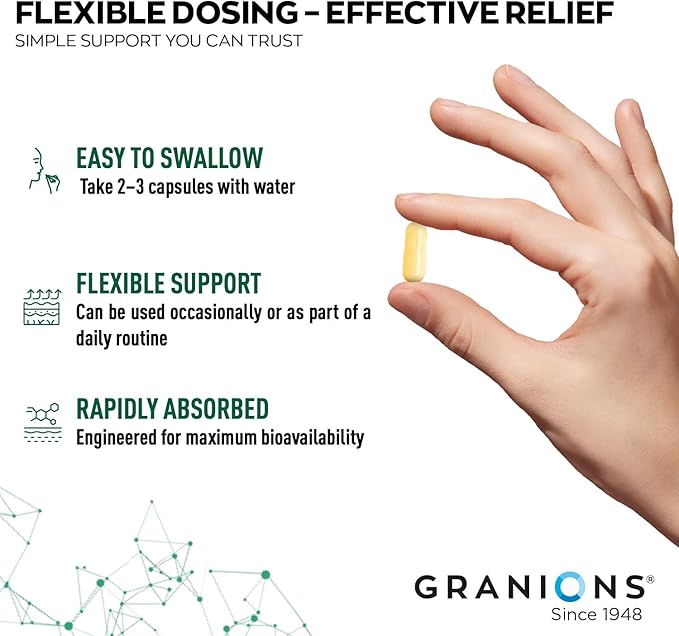 Granions Histamine Balance Complex - Quercetin with Bromelain NAC and Vitamin C - D-Hist Seasonal Histamine Blocker &amp Immune Support Supplement for Adults and Children - 60 Vegan Capsules