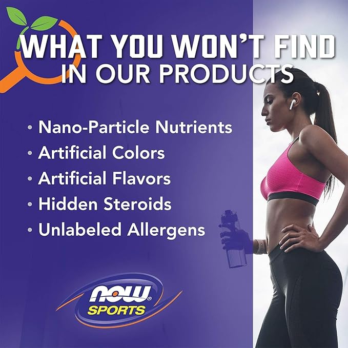 NOW Sports Pea Protein Natural Unflavored Powder7-Pound