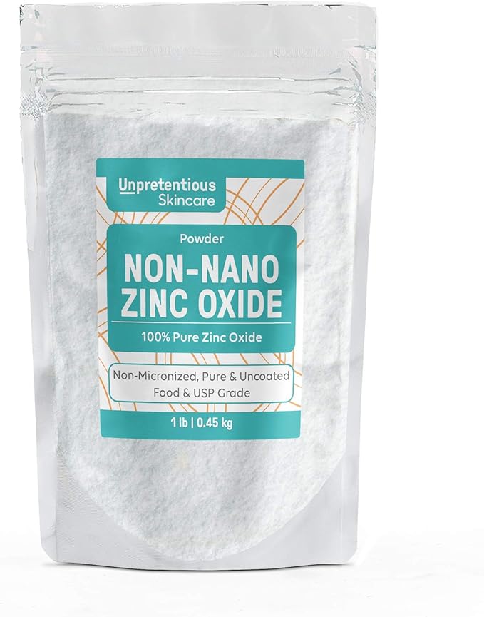 Unpretentious Zinc Oxide &amp Vitamin C Bundle (1 lb) Resealable Bags Fine Powders