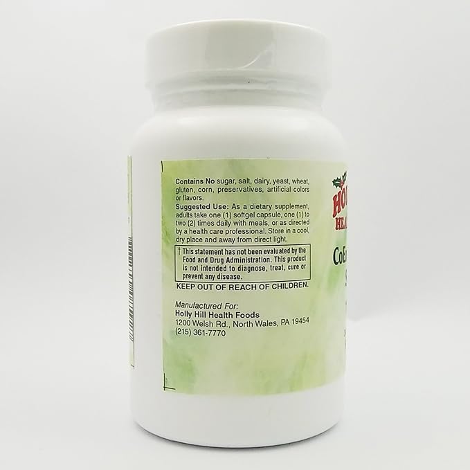 Holly Hill Health Foods CoEnzyme Q10 100 MG 60 Softgels