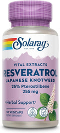 SOLARAY Super Resveratrol w/Pterostilbene Veg Cap (Btl-Plastic) 250mg | 30ct