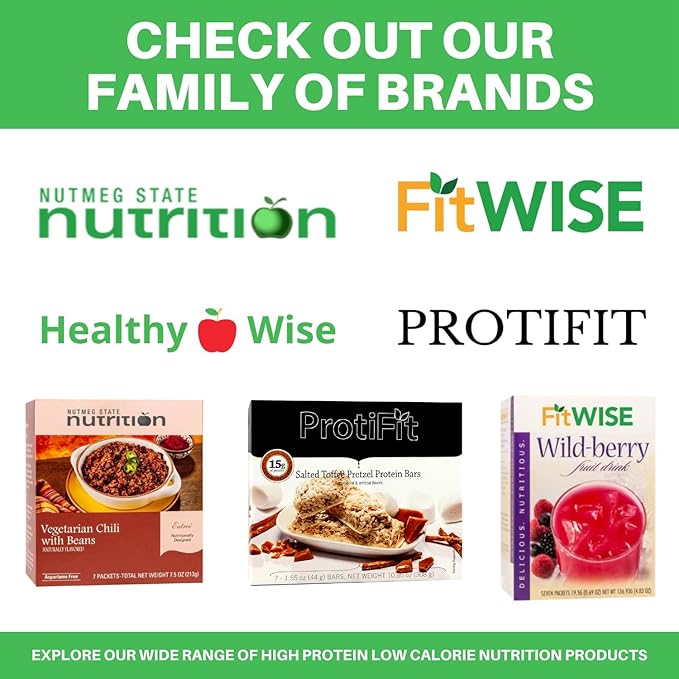PROTIFIT - Low Calorie Coconut Crunch &amp Salted Toffee Pretzel Protein Bar 2 Pack High Protein 15g Protein Low Carb Low Sugar Ideal Protein Compatible 7 Servings Per Box (2 Pack)