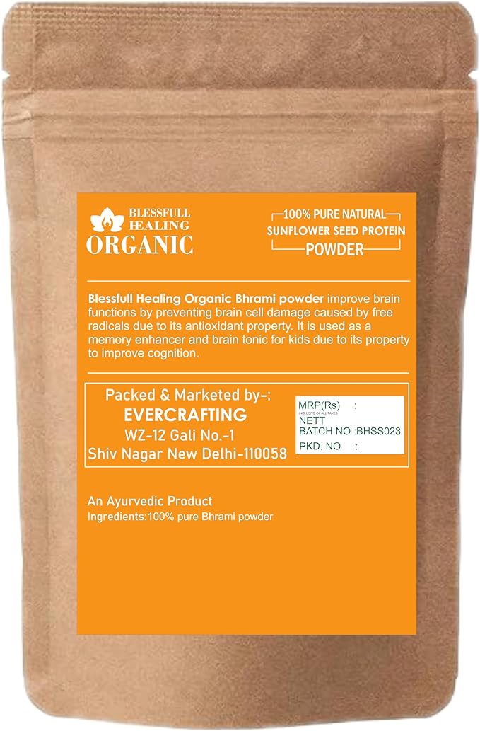 Organic 100% Pure Natural Sunflower Seed Protein Powder | 300 Gram / 10.58 oz