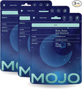 Mojo Sleep Gummies - Non-Habit Forming Sleep Aid - with Magnesium GABA Reishi Mushroom L-Theanine and Melatonin - Vegan Non-GMO - Black Berry and Plum Pack of 3 (90 Gummies)