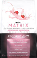 Syntrax Nutrition Matrix - Sustained-Release Protein Blend Strawberry Cream 5 lbs.