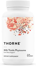 THORNE - Milk Thistle Phytosome (Formerly Siliphos) - Botanical Extract Complex for Antioxidant and Liver Support* - Third-Party Certified - Gluten Dairy &amp Soy-Free - 90 Capsules