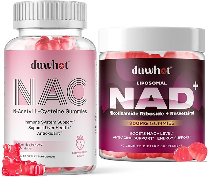 NAC &amp NAD+ Gummies NAC &amp NAD Supplement for Antioxidant &amp Immune Support