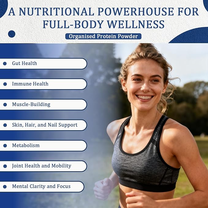 Protein Powder Over 80 Trace Elements with Beef Protein Powder Collagen Powder Raw Honey Maple Syrup Organic Dates Improved Skin Elasticity More Muscle Gain Gentle On Gut 500g (1)