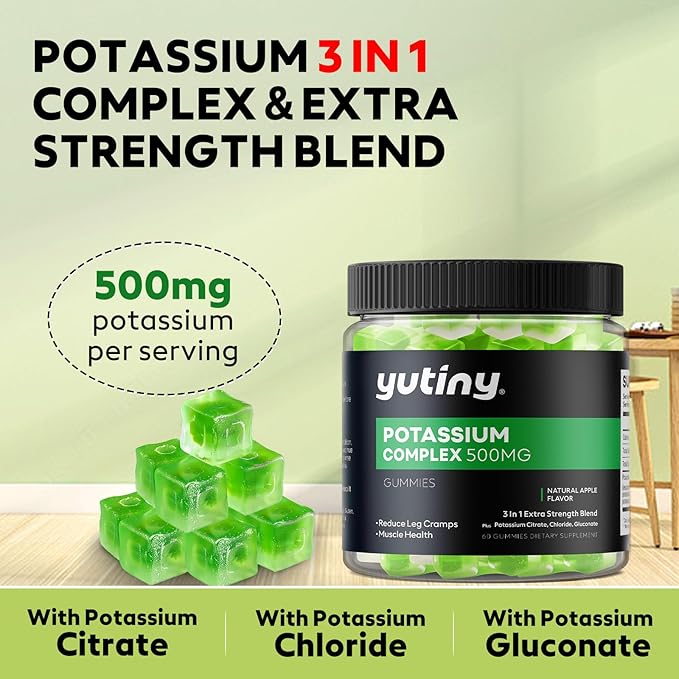 Calcium Citrate Potassium Complex Filled Gummies Calcium Citrate 1000mg with Potassium 500mg