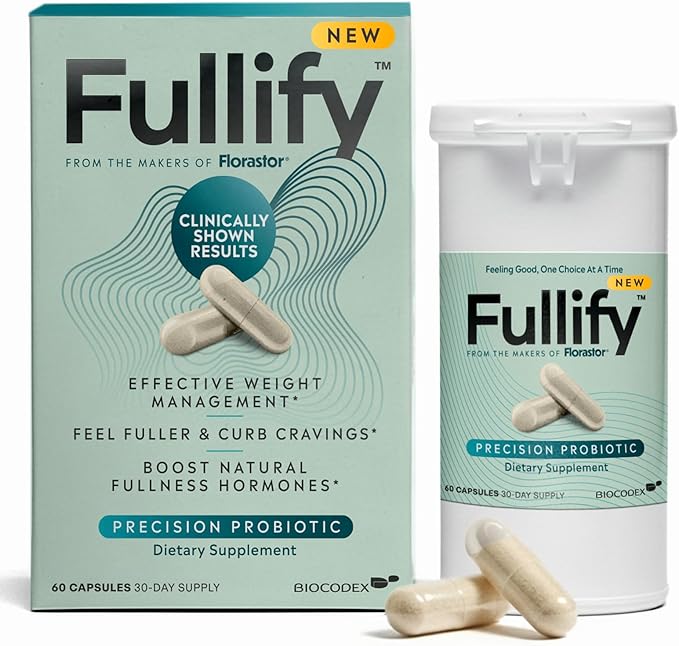 Weight Management Probiotics for Women and Men Clinically Shown to Curb Cravings with Hafnia Alvei HA4597 Chromium &amp Zinc - 60 Capsules 30-Day Supply