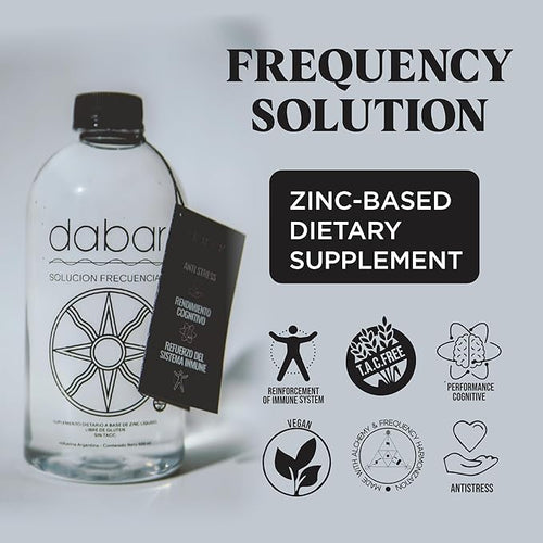 500ml Zinc Supplements Ormus Vitamins Patagonia Dabar Frecuencial Frequency Solution Best Natural Zinc Boost for Men and Women
