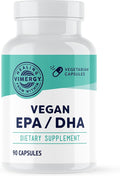 Vimergy EPA/DHA – Promotes Brain &amp Eye Health* – Supports Joints &amp Cardiovascular Health* – Kosher Vegan &amp Gluten-Free – 90 Capsules