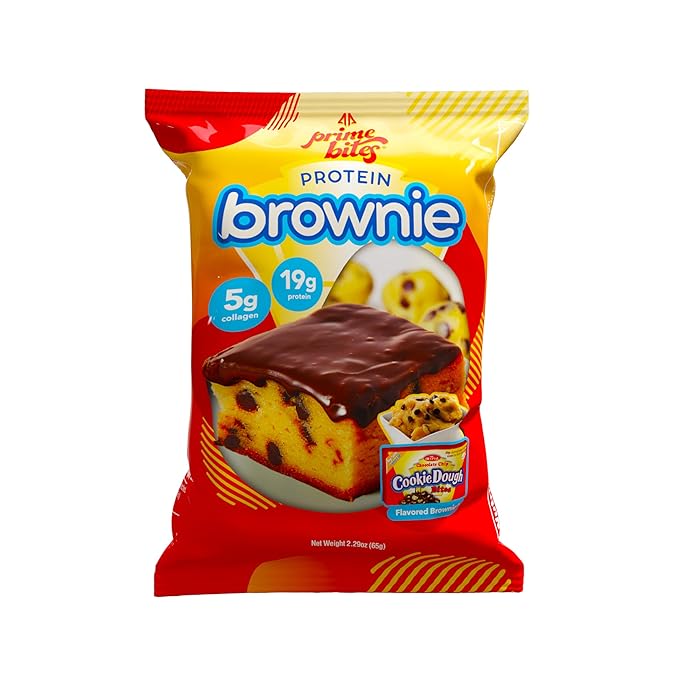 Alpha Prime Protein Brownie - Cookie Dough (12 Brownies)
