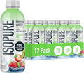 Isopure Clear Protein Water with Electrolytes 15g Whey Protein Isolate Zero Sugar Strawberry Kiwi 20 fl oz 12-Pack