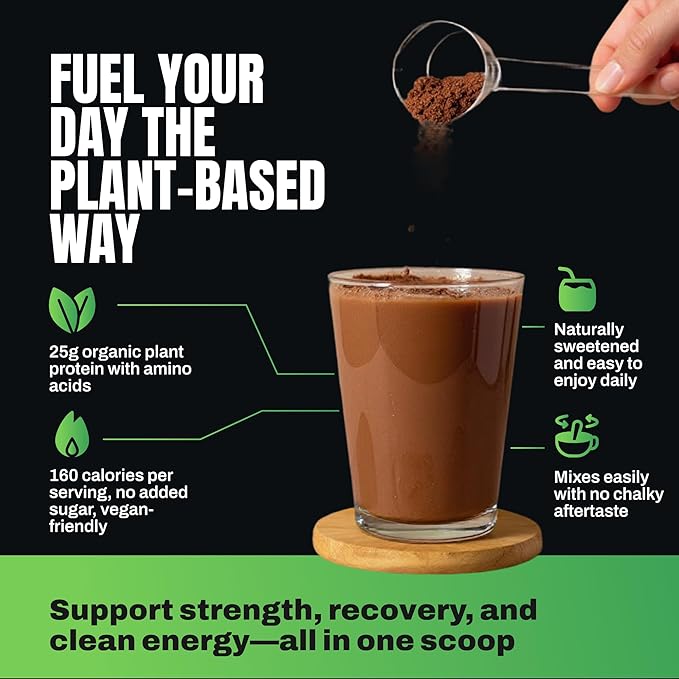 VEDGE Vegan Protein Powder - Plant Protein Powder with Pea Pumpkin &amp Sunflower - USDA Organic Amino Acids Dairy Free Gluten Free Soy Free Keto Non GMO Smooth Texture - Chocolate - 20 Servi