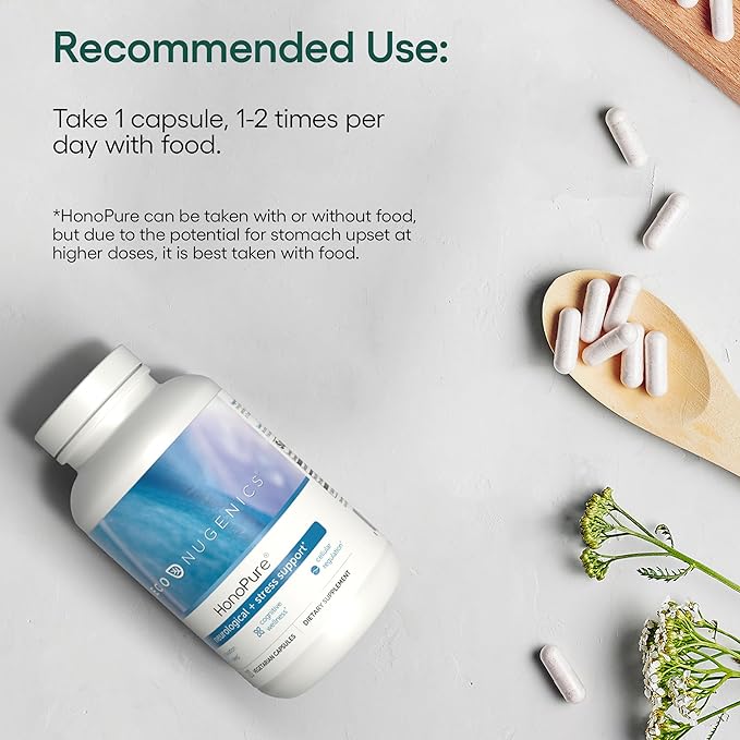 EcoNugenics – HonoPure – 120 Capsules | Professionally Formulated with 98% Pure Honokiol | Supports Cellular Neurological &amp Cognitive Health | Safe Effective &amp Highly Regarded Antioxidant