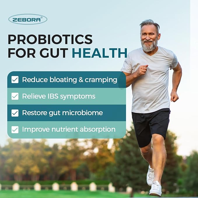 ZEBORA Probiotics for Men &amp Probiotics for Women