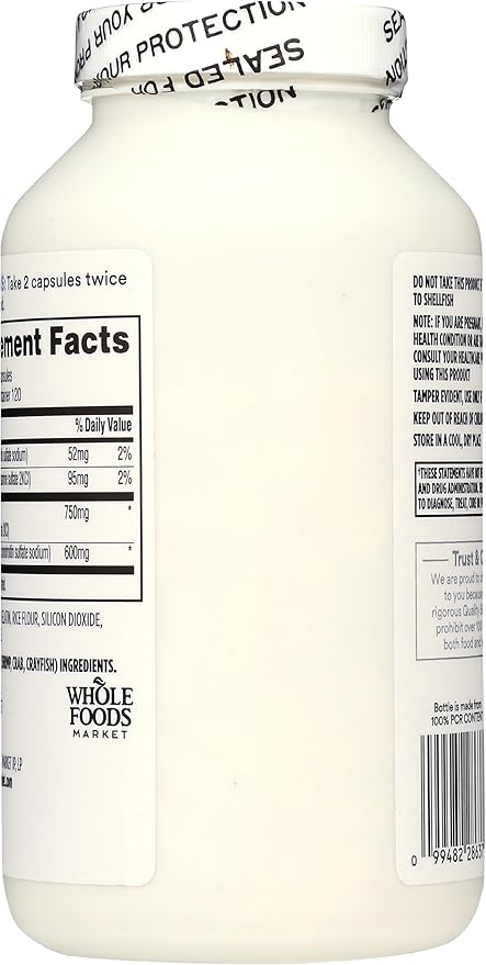 365 by Whole Foods Market Glucosamine Chondroitin 240 Count