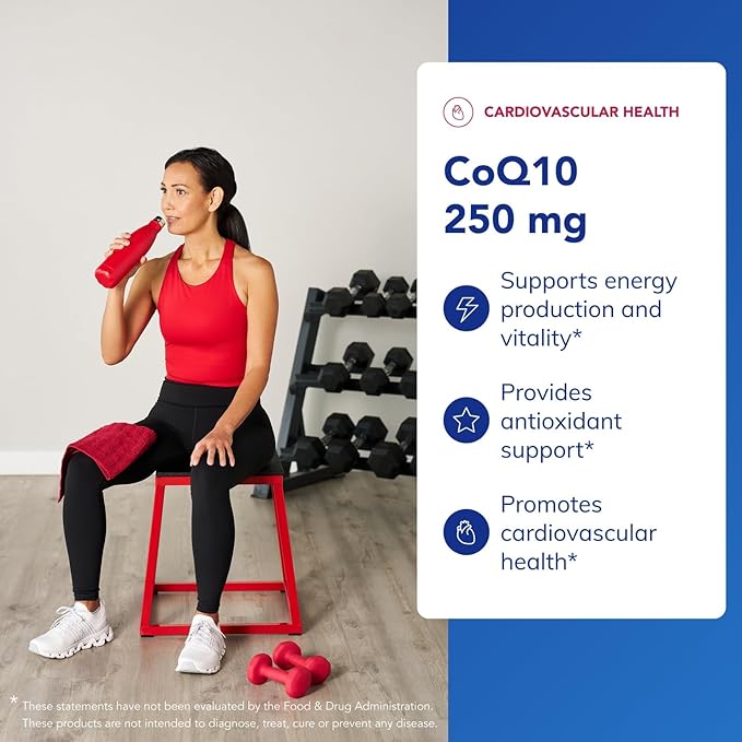Pure Encapsulations CoQ10-250 mg CoQ10 - Brain Support Supplement* - Mitochondrial &amp Cellular Energy Support* - Non-GMO &amp Vegetarian - 60 Capsules