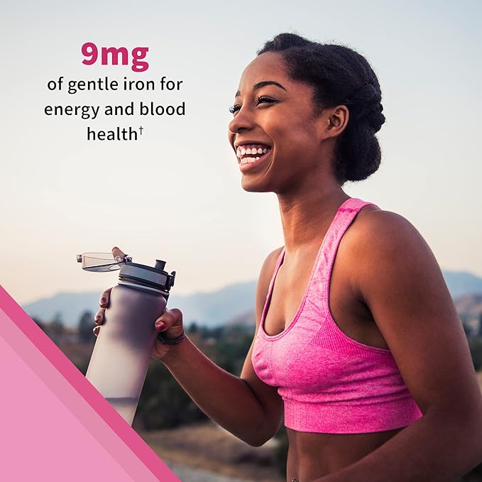 Garden of Life Vitamin Code Women’s Multivitamin Gummy with Iron: Folate Biotin D3 &amp B12 for Hair Skin &amp Nails + Probiotics for Immune Health &amp Digestion Non-GMO Gluten-Free 90 Cherr