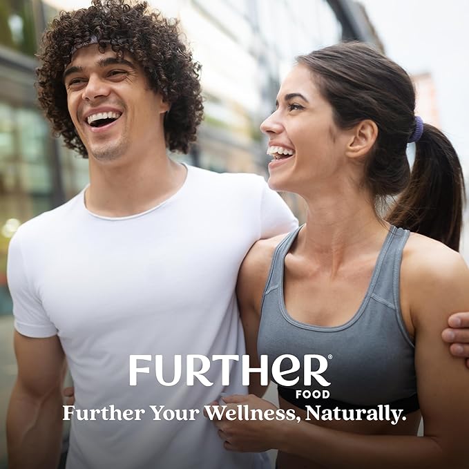 Further Food Unflavored Creatine Monohydrate Powder 100% Pure Micronized Sugar-Free Supports Strength Energy and Muscle Recovery 60 Servings 10.6 Oz