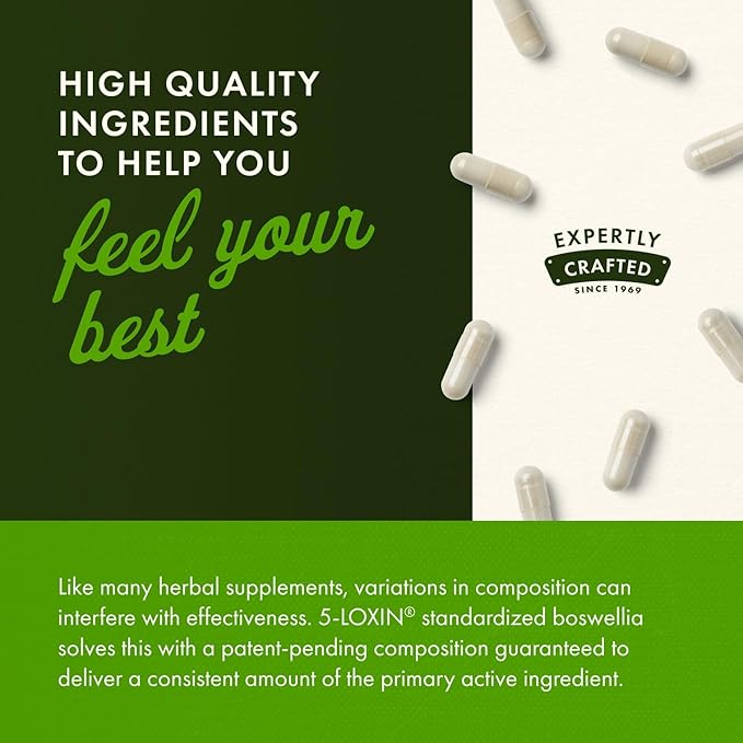 Swanson Boswellia Serrata Extract 125 mg 60 Veg Caps 2 Pack