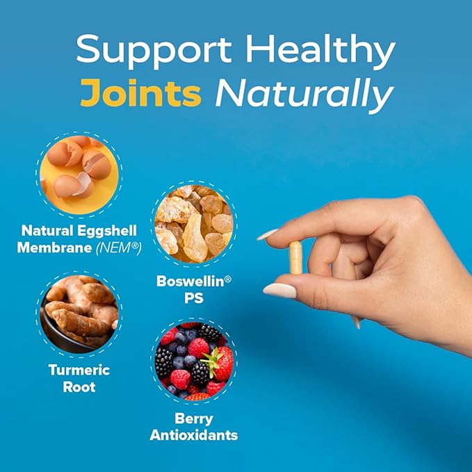 Redd Remedies Joint Health Advanced Helps Strengthen Connective Tissue and Cartilage Fast-Acting Comfort with Boswellia Serrata and Turmeric 120 Vegetarian Capsules