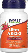 NOW Foods Ultra A &amp D 25000/1000 100 SGELS