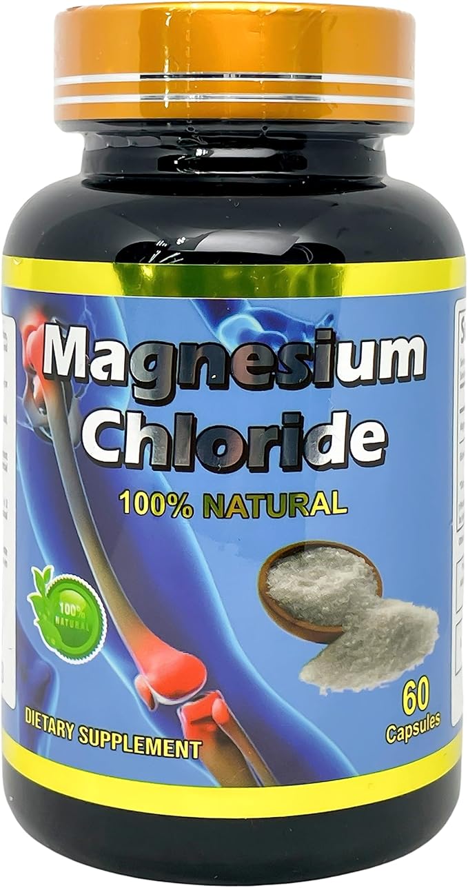 Magnesium Chloride 100% Natural 60 Capsules