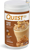 Quest Cinnamon Crunch 20g &amp Peanut Butter 23g Protein Powders 1.6lb Each Low Carb Gluten Free