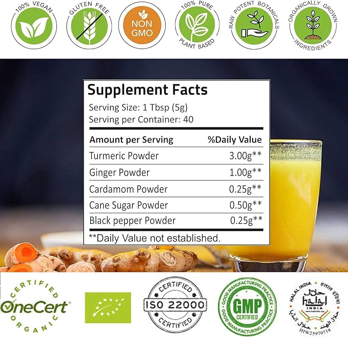 Turmeric Curcumin Capsules and Trumeric Golden Milk
