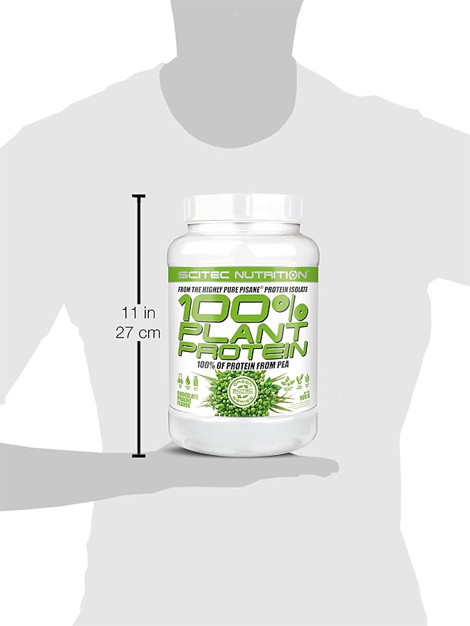 Scitec Nutrition 100% Plant Protein - 1.98 Pound Chocolate Praline (Vegan Vegetarian)