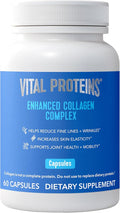 Vital Proteins® Enhanced Collagen Complex Capsules with BioCell Collagen® - Supports Skin Elasticity Joint Health and Helps Reduce Fine Lines &amp Wrinkles (1) - 60 Count