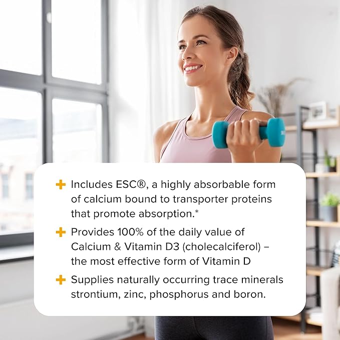 Redd Remedies Calcium Mag + D Vitamin D3 and Calcium for Strong Bone Support 120 Vegetarian Capsules
