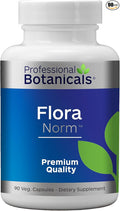 Professional Botanicals Flora Norm - 12-Strain Potent Vegan Probiotic Mix (10 Billion CFU/gm.) Supports Digestive and Immune Health 90 Vegetarian Capsules
