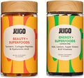 JUGO Beauty + Energy Gummies Bundle – Collagen Biotin &amp Vitamin B12 – Supports Hair Skin Nails &amp Natural Energy – Plant-Based &amp Gluten-Free
