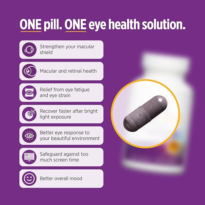 DOCTORS' PREFERRED Clinical-Grade OcuGold Eye Vitamins with Lutein and Zeaxanthin for Macula &amp Retina Health Digital Eye Strain Eye Fatigue and Visual Performance | 60 Vegan Capsules