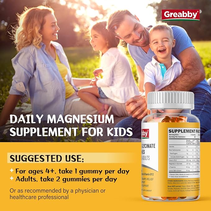 Magnesium Glycinate Gummies Calcium Citrate Gummies for Kids &amp Adults Bone Support
