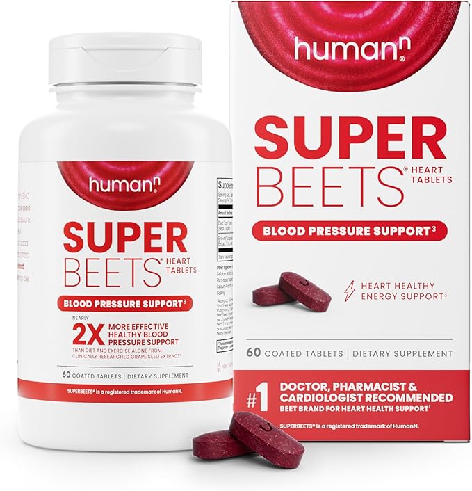 Humann SuperBeets Heart Tablets &amp Turmeric Chews