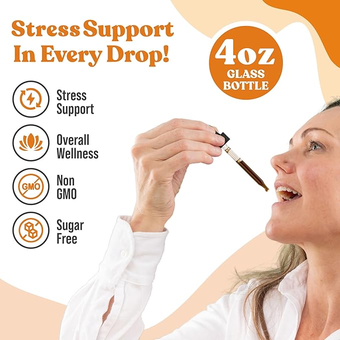 Rejuvica Health Ashwagandha Liquid Drops with Black Pepper Extract – Enhanced Absorption with Piperine &amp Withanolides – High Potency Adaptogen Tincture for Stress &amp Mood Support for Men &amp