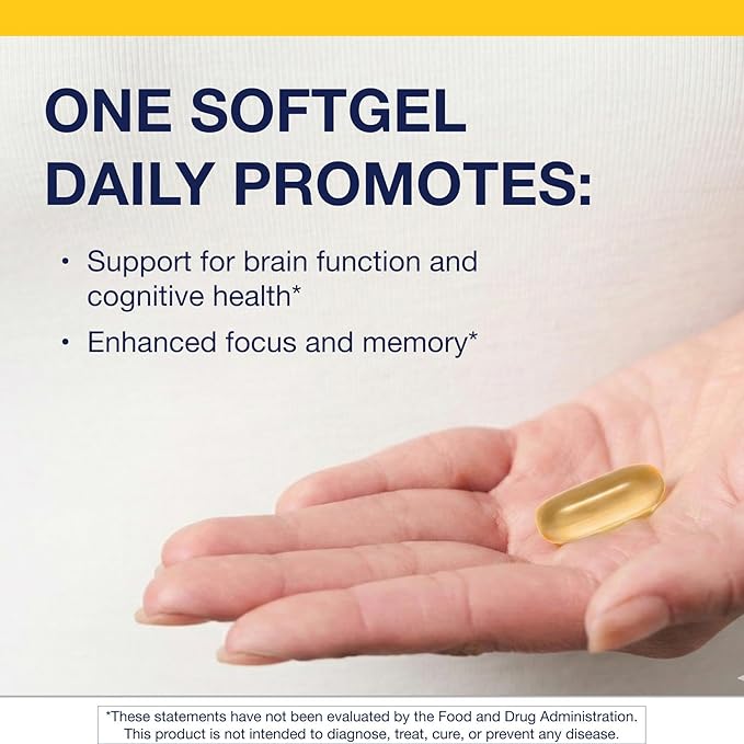 Metagenics OmegaGenics Fish Oil Neuro 1000 mg Omega Supplement for Brain Health &amp Function* - 750 mg DHA &amp 250 mg EPA - with No Fishy Taste - Sustainably Sourced - Non-GMO &amp Gluten-Free -