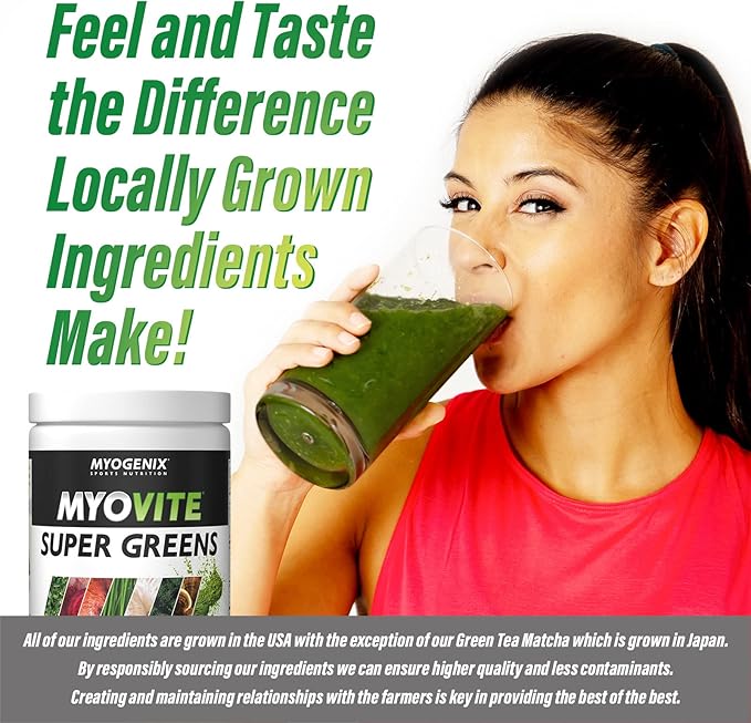 Myogenix Myovite Supergreens Powder &amp Myolean Strawberry Whey Protein Bundle – Digestion Immunity &amp 40g High-Protein Whey – Support Gut Health Muscle Growth &amp Recovery