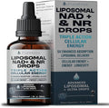 Liposomal NAD+ &amp NR Drops Liquid Liposomal Delivery Advanced Ultra Drops 60mL (2 fl oz)