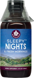 WishGarden Herbs Sleepy Nights &amp Fresh Mornings - All-Natural Herbal Sleep Aid Tincture Organic Sleep Supplement with Passionflower Hops and Scullcap Supports Deep Sleep &amp Healthy Sleep Cyc