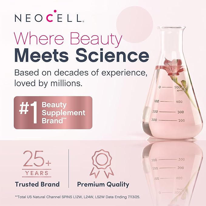 NeoCell Liquid Multi Collagen Peptides | 16 fl oz | with Biotin | Advanced Nourishing Formula | 10 Types of Bio-Peptides | Hair Skin &amp Nails | for Women and Men